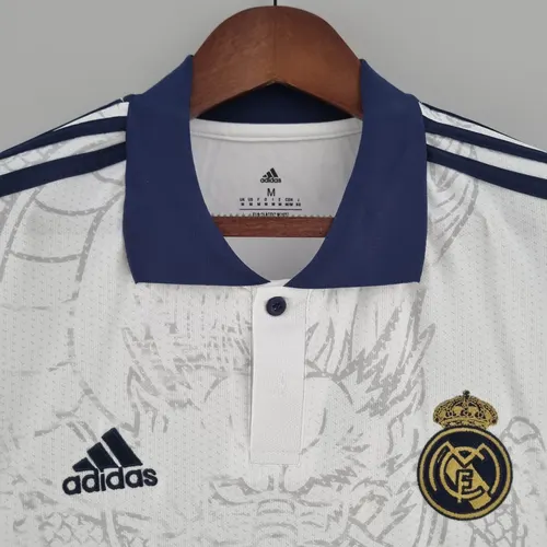 2022/2023 Real Madrid Camisa de Futebol Branca Dragão Chinês — view 3