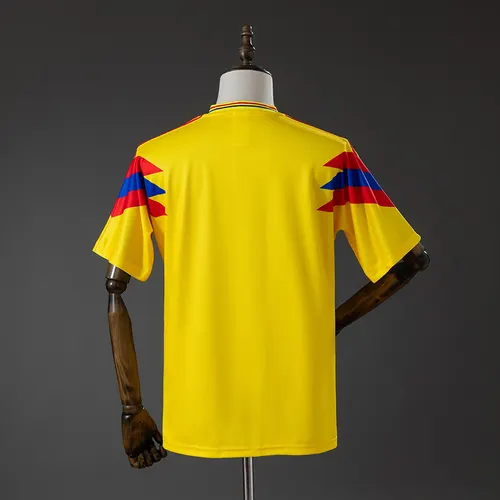 1990 Kolumbien Heim Retro Trikot AAA Fanqualität — view 2