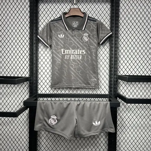 2024/2025 Real Madrid Troisième Extérieur Maillot de Foot Qualité Thaï Taille Enfant