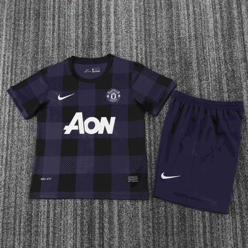 2013-2014 Retro Manchester United Away Football Shirt AAA fan-grade Kids Size