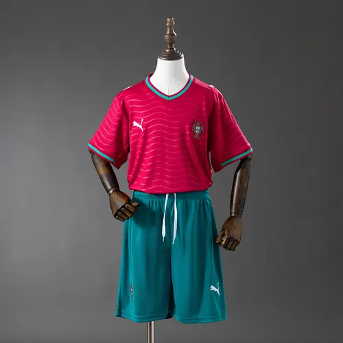 2026 Portugal Home Football Shirt AAA fan-grade Kids Size