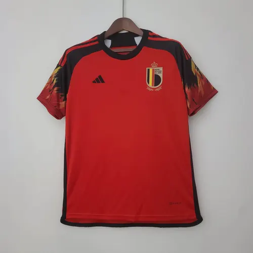 Camisa de Futebol Bélgica Home Copa do Mundo 2022 — view 1