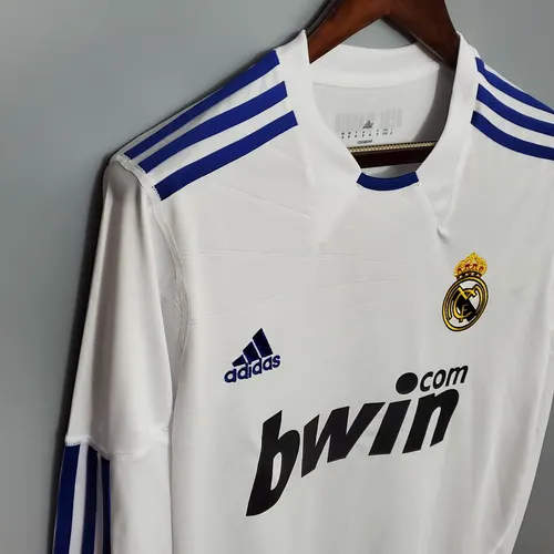 قميص ريال مدريد المنزلي الكلاسيكي طويل الأكمام 2010/2011 — view 6