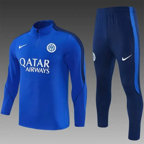 2026/2027 Inter Milan Half-Pull Training Suit Blue Football Jersey 1:1 Thai Quality