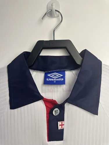 Maillot Domicile Rétro Manches Longues Angleterre 1998 Qualité Thaï — view 3