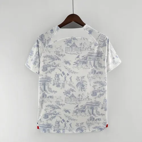 2022 FIFA World Cup France Away Football Shirt White — view 2