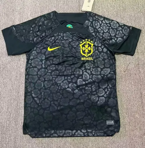 2022 Brasil Camiseta Portero Negra — view 1