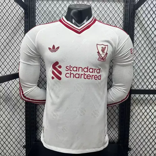 2026/2027 Long Sleeve Player Version Liverpool Away Football Jersey 1:1 Thai Quality