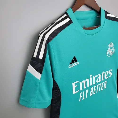 2021/2022 Real Madrid Tenue d'Entraînement Maillot de Football Vert — view 6