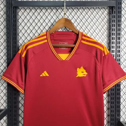 2023/2024 Roma Home Soccer Jersey AAA fan-grade — view 6