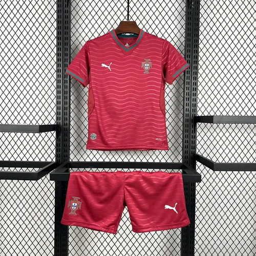 2026 Portugal Home Football Shirt AAA fan-grade Kids Size