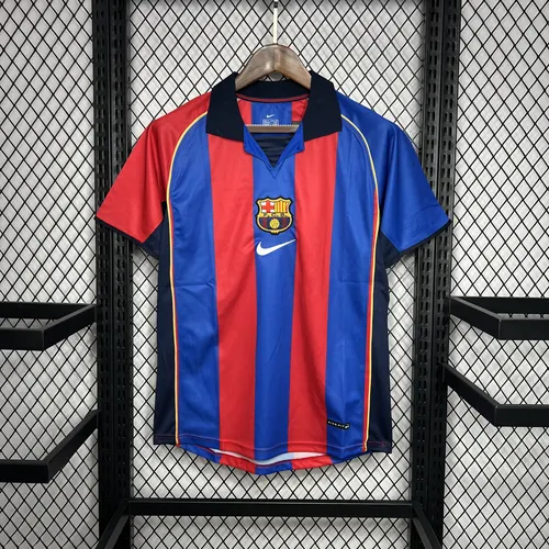 Maillot de football domicile rétro 2004/2005 Barcelone Qualité Thaï