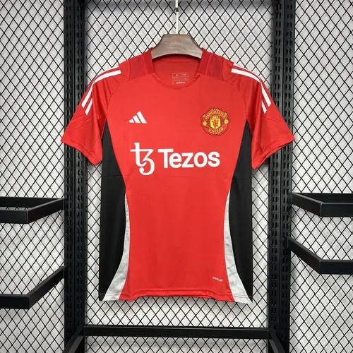 2024/2025 Manchester United Red Pre-match training Jersey AAA fan-grade