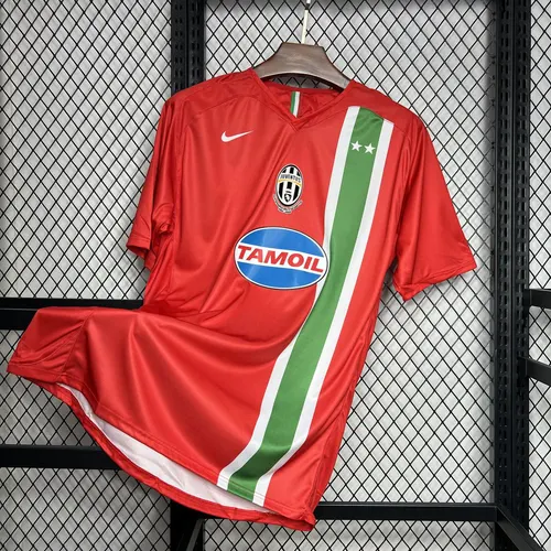 Camiseta de fútbol visitante retro de la Juventus 2005/2006 calidad tailandesa