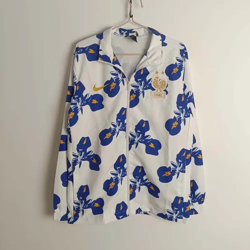 2025 France Windbreaker White Soccer Jersey AAA fan-grade