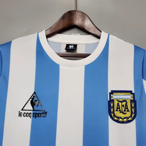 1986 Retro Argentinien Nationalmannschaft Heimtrikot — view 3
