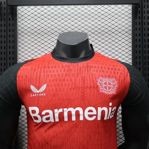 2024/2025 Leverkusen Player Version Home Football Jersey AAA fan-grade — view 3