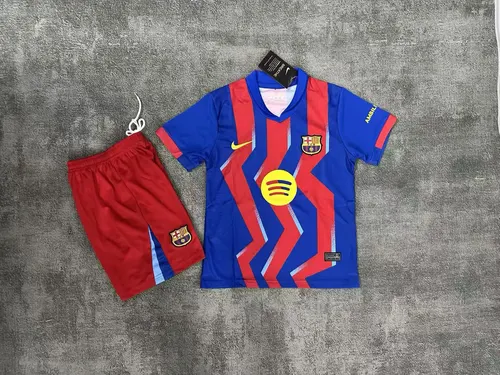 2025/2026 Barcelona Fourth Away Football Jersey AAA fan-grade Kids Size