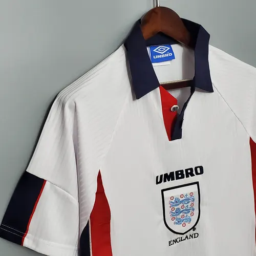 1998 レトロ イングランド ホーム サッカージャージ 1:1 タイ品質 — view 5