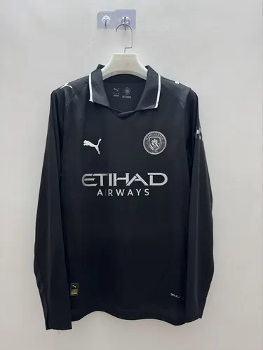 2025/2026 Long Sleeves Manchester City Away Football Jersey AAA fan-grade