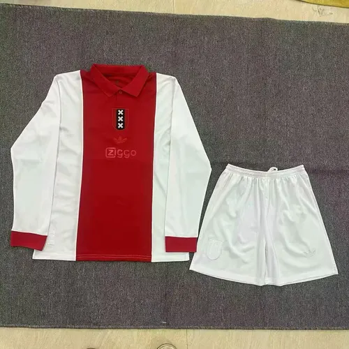 2025/2026 Long Sleeve Ajax Commemorative Edition Football Shirt AAA fan-grade Kids Size