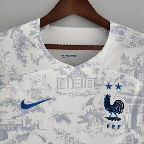 2022 FIFA World Cup France Away Football Shirt White — view 3