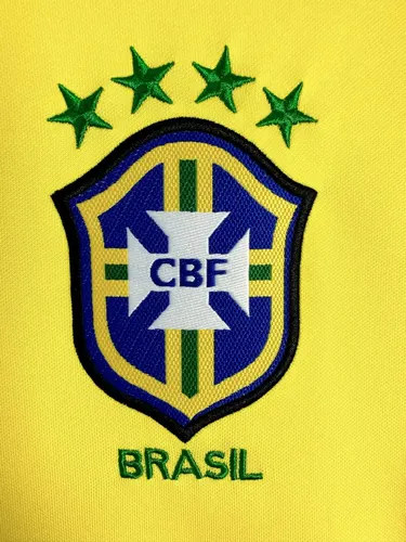 Camiseta de fútbol local retro de manga larga de Brasil 1998 Calidad Tailandesa — view 4