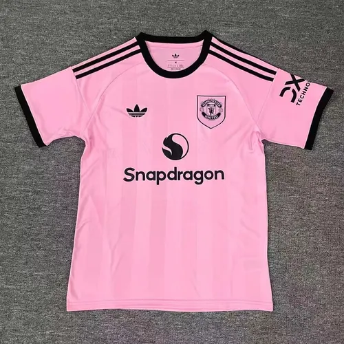 2025/2026 Manchester United Torwart Pink Fußballtrikot AAA fan-gradät