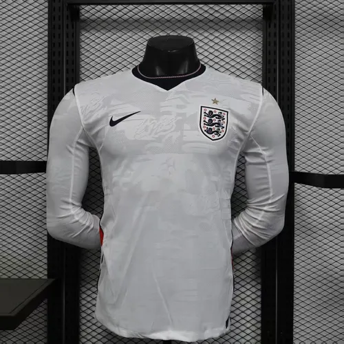 2026 Player Version Long Sleeve England Home Football Shirt AAA fan-grade