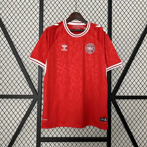 Camisa Dinamarca Seleção Casa 2024 Futebol Qualidade Tailandesa