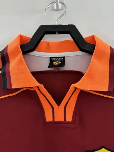 1998-1999 Retro Roma Home Soccer Jersey AAA fan-grade — view 3