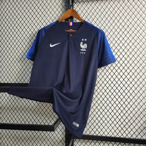 Maillot de foot domicile France 2018 Rétro AAA qualité fan — view 5