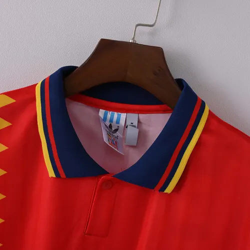 1994 Retro Spanien Heim-Fußballtrikot AAA Fan-Qualität — view 3