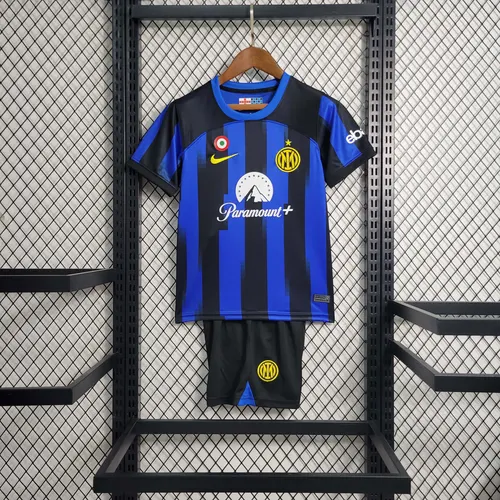 2023/2024 Internazionale Milan Home Football Jersey fan-grade Kids Size