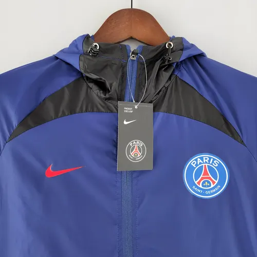 2022 PSG Windbreaker Blue and Black — view 3