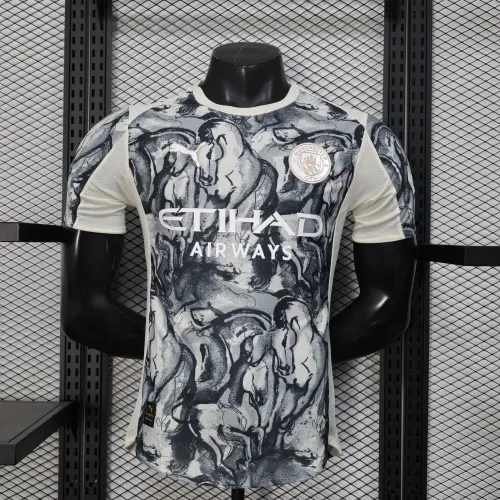 2025/2026 Player Version Manchester City Gray Special Edition Football Jersey AAA fan-grade