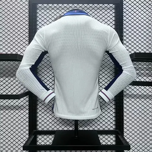 2024-2025 Player Version England Home Long Sleeves Football Shirt — view 2