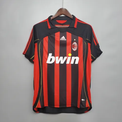 2006/2007 レトロ AC Milan ホーム フットボールシャツ タイ品質