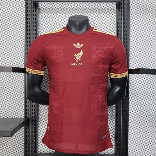 2025 Player Version Mexico National Gold cup Version Red Football Shirt AAA fan-grade
