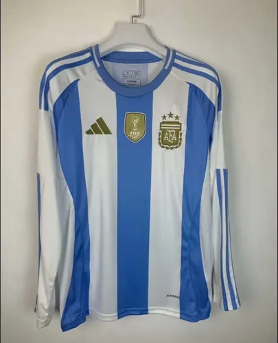 2024 Long Sleeve Argentina Home Football Shirt AAA fan-grade