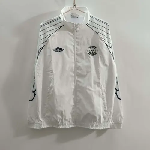 2025/2026 Paris Saint-Germain Windbreaker White Football Shirt 1:1 Thai Quality