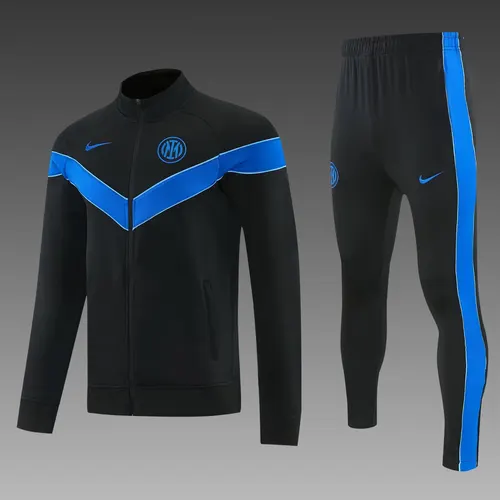 2026/2027 Inter Milan Full Zip Training Suite Black Football Jersey 1:1 Thai Quality