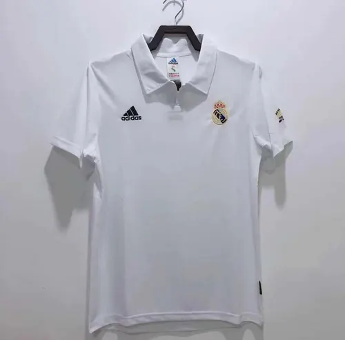2002/2003 Retro Real Madrid Home Football Jersey Champions League Edition AAA fan-grade