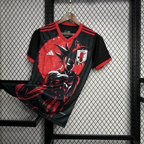 2024-2025 Japan Red Saiyan Fußballtrikot — view 3