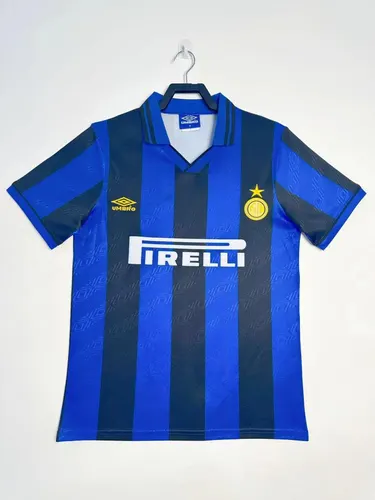1995/1996 Retro Inter Milan Camiseta Local Calidad Tailandesa