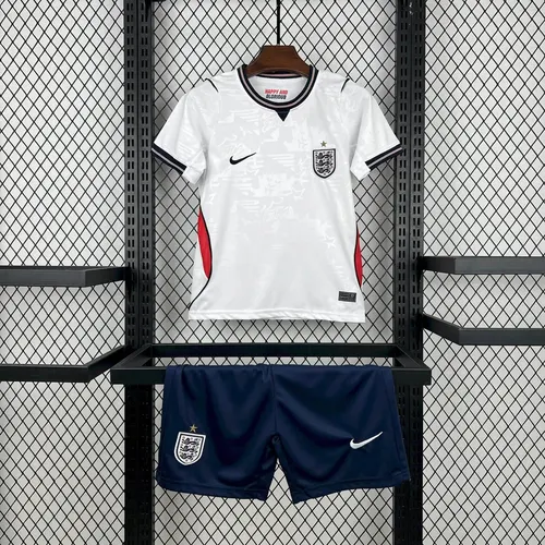 2026 England Home Football Shirt AAA fan-grade Kids Size