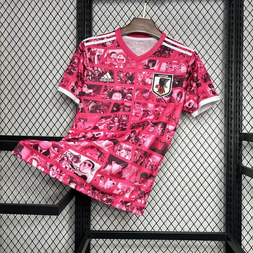 Camisa Rosa Especial Japão 2024-2025 Qualidade Tailandesa — view 3