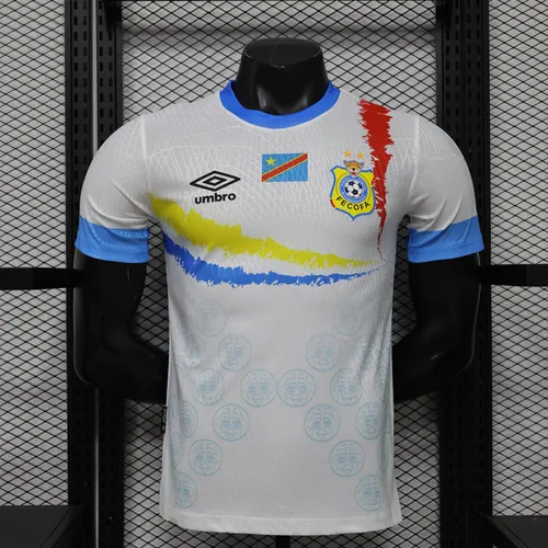 2026 Player Version Congo Away White Football Shirt AAA fan-grade