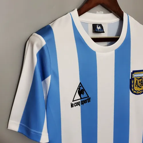 1986 Retro Argentinien Nationalmannschaft Heimtrikot — view 6