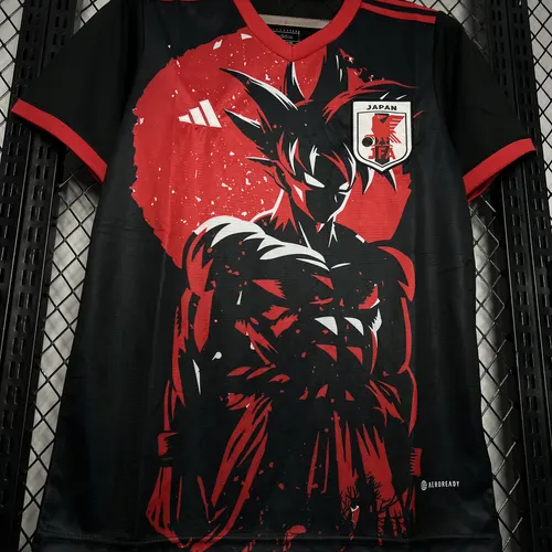 2024-2025 Japan Red Saiyan Fußballtrikot — view 4